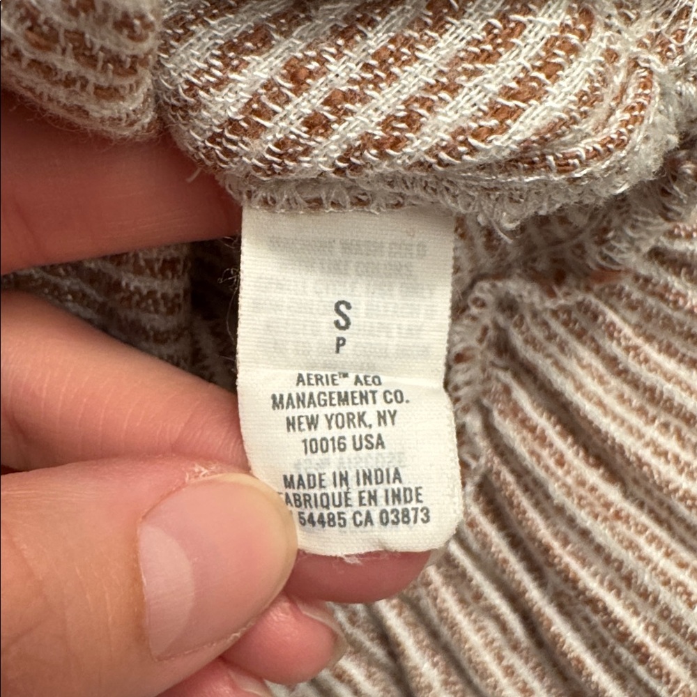 Aerie Striped Racerback Cotton Dress Sz S - Picture 10 of 12